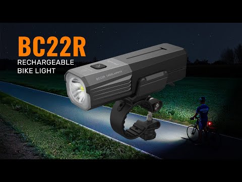 FENIX BC22R Bike Light: 1400 Lumen Anti-Glare Beam