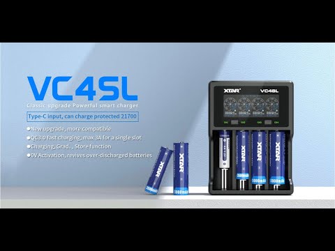 XTAR VC4SL Smart Battery Charger QC3.0