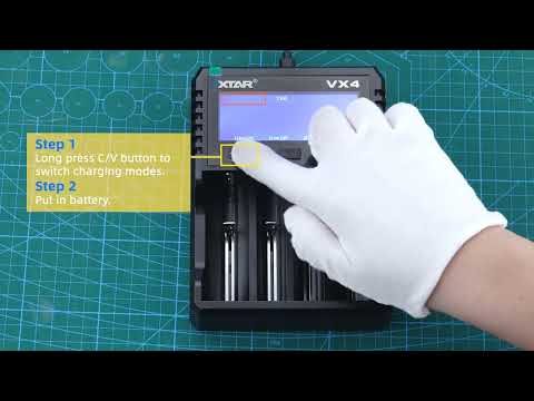 Operation Guide of XTAR VX4 Univaral Battery Charger