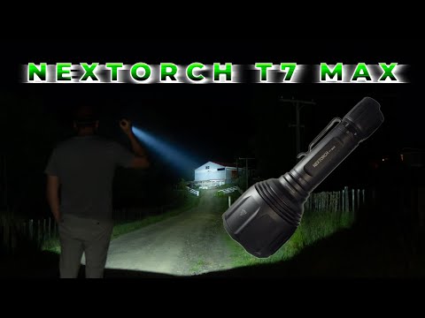 Nextorch T7 Max Review, Hunting Flashlight, 1200 Lumens, 1100m