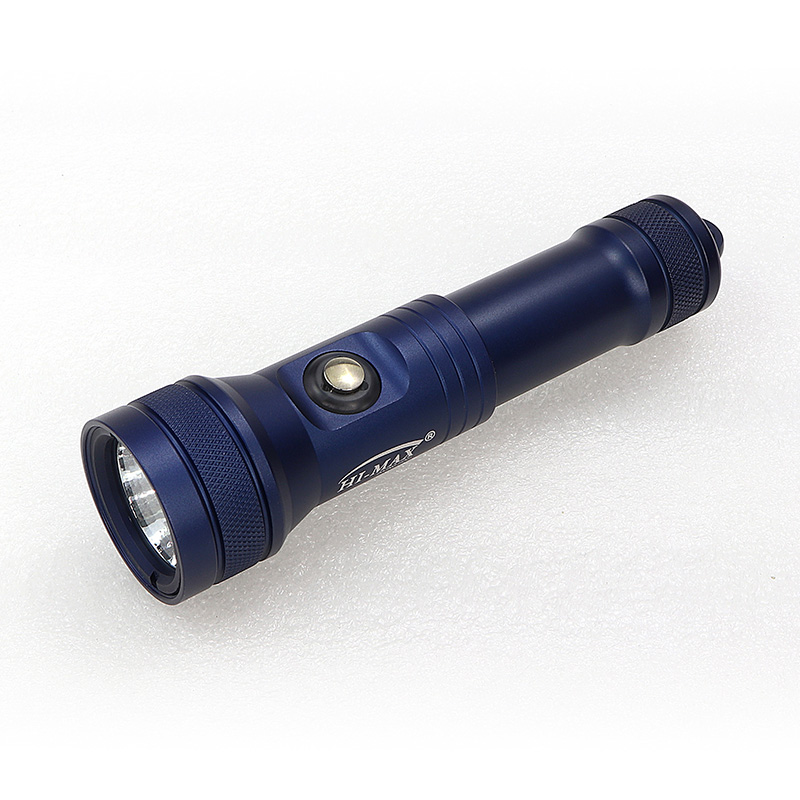 Hi-Max HD01 Rechargeable 1300 Lumen Dive Torch - Navy Blue