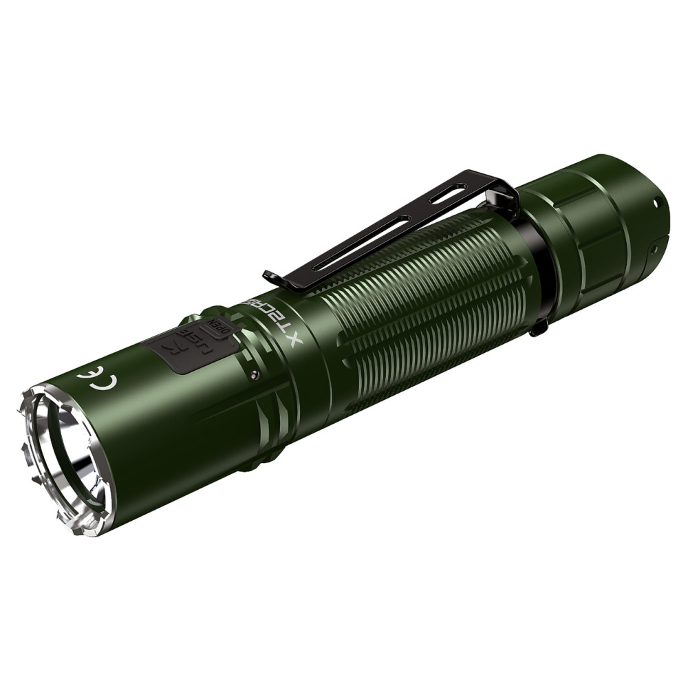 Klarus XT2CR Pro Rechargeable 2100 Lumen Pocket Torch - 240 Metres (Forest Green)