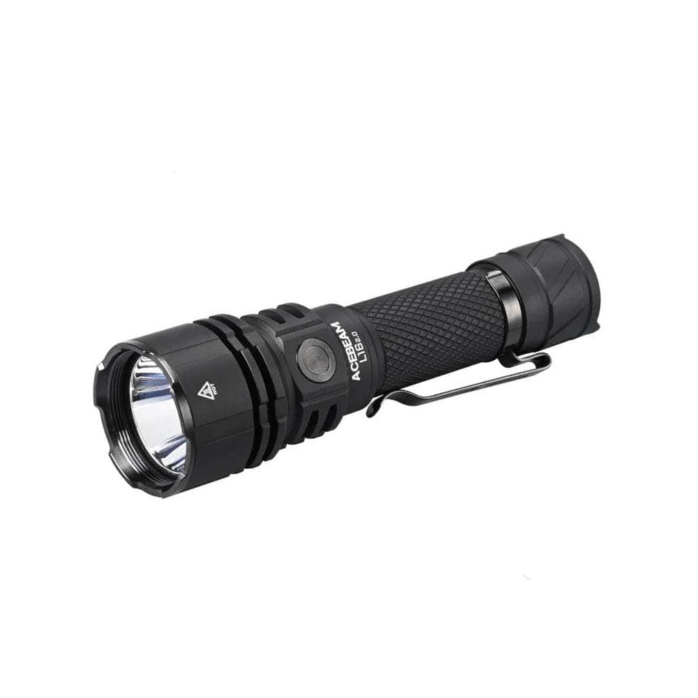 AceBeam L16 2.0 Rechargeable Compact 2100 Lumen Tactical Flashlight - 670 Metres