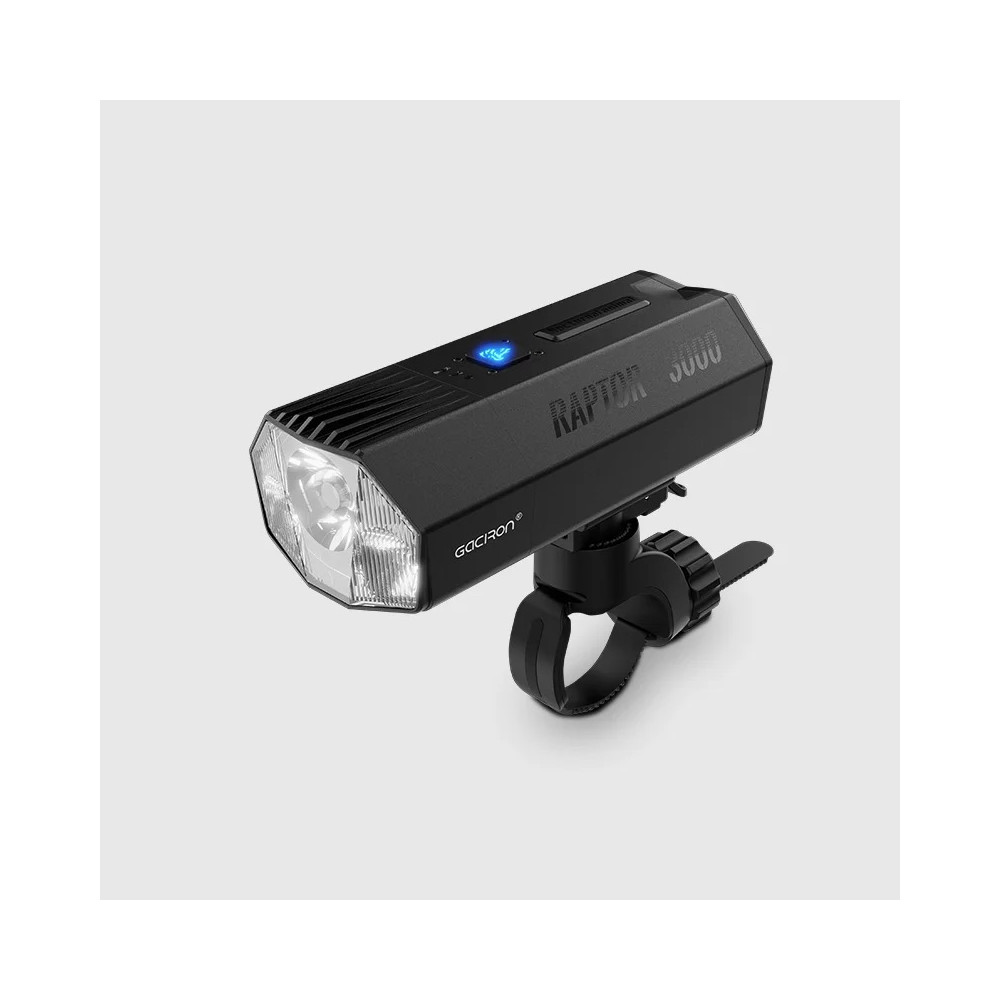 Gaciron Raptor-3000 Super Bright Rechargeable 3000 Lumen Front Bike Light with Wireless Remote Switch