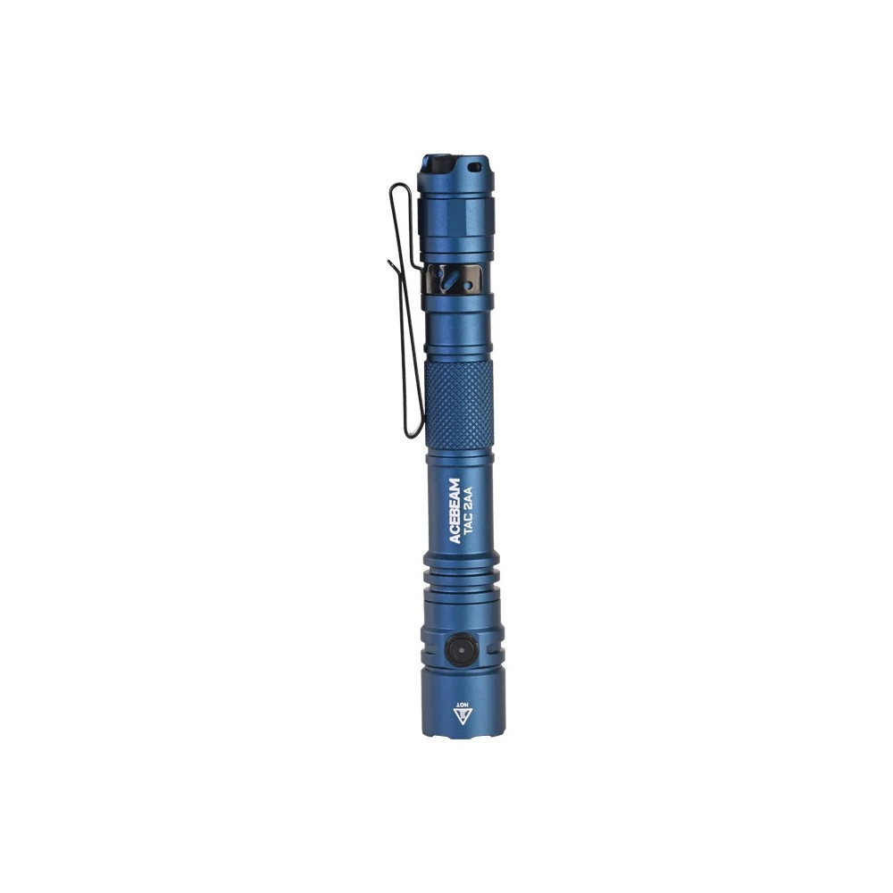 AceBeam TAC 2AA Pocket EDC 1400 Lumen Flashlight - 304 Metres - Blue