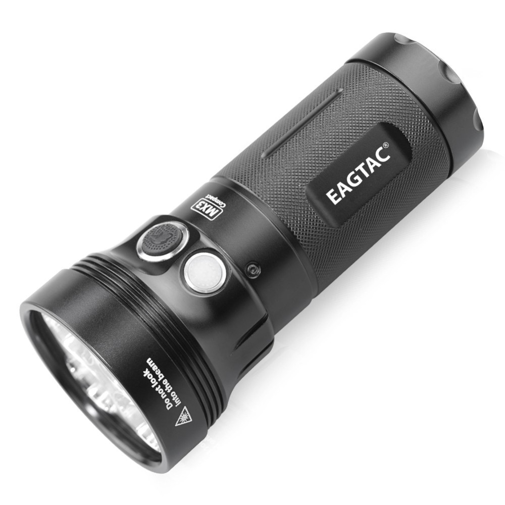 Eagtac MX3T-R Nichia 519A 4500K CRI93 LED Compact Rechargeable 4200 Lumen Searchlight/Power Bank - 376 Metres