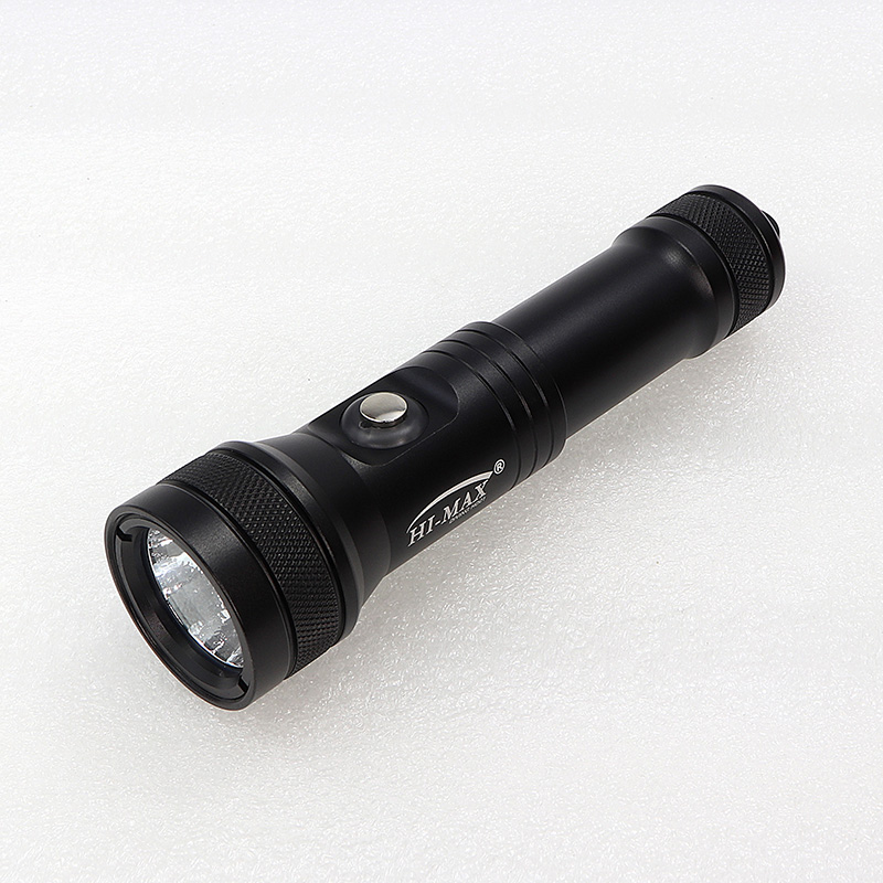 Hi-Max HD01 Rechargeable 1300 Lumen Dive Torch - Black