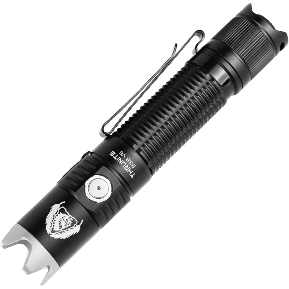 ThruNite BSS V6 'Black Scout Survival' Rechargeable EDC 2000 Lumen Pocket Torch - 259 Metres