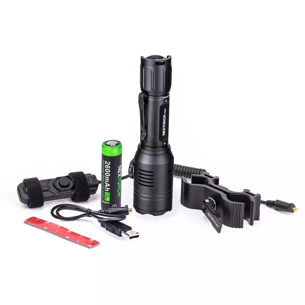 NEXTORCH T53 Rechargeable 3-in-1 Hunting Kit with Red/Green/White Light